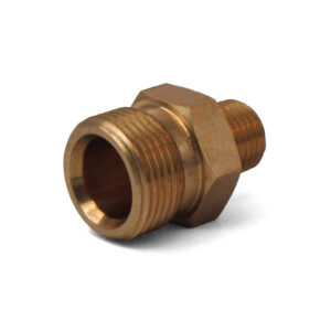 Twist Seal Plug, 1/4" MPT x M22 M, 3600 PSI Brass